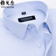 Yager-CEO Herren Kurzarm Shirt Summer Pure Cotton Business Casual Professional Outfit Anti-Falten-freie Streifen mittleren Alters DX6623 38 Vorschläge [100-120jin [Jin entspricht 0,5 kg]]