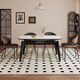 
Gujiajiajia furniture 2025 new small apartment microcrystal stone retractable dining table super crystal stone household solid wood square radius 9905# solid wood retractable table 9905# solid wood retractable 76cm 148X90X