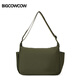Bigcowcow Crossbody Bag Herren große Kapazität Pendeln 14-Zoll