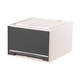 Cajero de almacenamiento Wenshiou Cajón de almacenamiento Caja de almacenamiento Caja de ropa para la ropa de almacenamiento de plástico Caja de almacenamiento de ropa interior transparente C3523 Profundidad 45*Ancho 35*Alto 23 cm Calidad de exportación de té de un paquete/Sin instalación