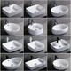 Balcon Hansgrohe bassin Small Washbasin en céramique bassin de salle de bain du bassin de salle de bain bassin 679 Single Basin_Battery Ensemble de livraison + Glue d'installation