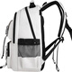 Edison Inventor High School Schüler Schoolbag Junior High School Schüler großer Kapazität Wassersicherer Rucksack-Reise-Rucksack 2551-2 Grau