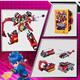 Show high-end card fighter 3 toys children's car transforming mecha robot King Kong Thunder King S boy's birthday gift dazzling card fighter 3 reloaded Red Soul King - new products in stock quickly
