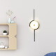 HP Fashion Home Nordic Simple Light Luxury Wall Light Moderne personalisierte Arcade Balkon Korridor Glasabdeckung Nachtlampe 6623 Gold-60*10 cm-e27