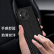 爱米森【灵敏触屏】荣耀power手机壳翻盖智能皮套支架保护套全包镜头防摔耐磨硅胶仿真皮 黑色-智能视窗 【荣耀power】