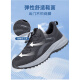 Zulijianer Meister alte Männerschuhe Frühlings- und Sommer-Männer lässig Mesh mittleren Alters und ältere Wanderschuhe Ein-Pick-Vater-Anti-Slip-Soft-Soft-Sportreise 9207 schwarze Männer offiziell Echt