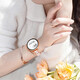 RKK Huawei phone is suitable for 2025 new WATCH GT5 smart watch for women calling blood pressure measurement sports bracelet lychee pattern butterfly buckle white skin [24h health monitoring
