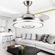 Opple Lighting Bluetooth Música Audio Ventilador de techo Luz Integrado Ventilador invisible Comen en la sala de estar con lámpara de estar con ventilador eléctrico 9906 White de 42 pulgadas Aplicación de luz colorida remota