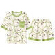 Pajama de manga corta de verano para mujeres con almohadilla de mama ropa integrada para el hogar primavera y otoño de gran tamaño Summer GXT1047 m código recomendado 75-95Jin [Jin equivale a 0.5 kg]
