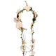 ENRMIIV 2025 new garland headdress Mori girl flower branches and leaves tassel garland headband fashionable forest headband fresh hair accessories Flower Fairy off-white headband one pack