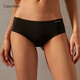 Calvin Kleinck Unterwäsche für Frauen Zweierpacks bequeme, nicht markierende Baumwollgekrönte Anti-Pinch-Hüft-Halb-Butt-Höschen QP1049o 6xy-Raum Schwarz/Fleischfarbe xs xs