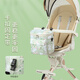Xulin Japanese stroller hanging bag storage bag mother bag large capacity storage bag baby walking artifact universal storage upgraded version cavalry twill waterproof fabric light green rabbit