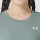 安德玛（Under Armour）女装运动套装25夏新款瑜伽跑步快干透气短袖T恤宽松长裤两件套 跑步运动两件套 XL