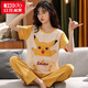 
Hongdou (Hodo) pajamas for women in summer pullover pure cotton short-sleeved trousers fat mm plus fat plus size 200 Jin [Jin equals 0.5 kg] Spring and Autumn home clothing thin style 3519 White chinchilla short-sleeved trousers M Standard women_80-100 Jin [Jin equals 0.5 kg]