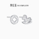 Chao Acer PT950 platinum earrings are priced according to the zodiac sign of the horse. Make money immediately. EEP40000557. One pair is about 2.15g.