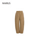 Marius 'trockene Seidenjacke' Mulberry Silk Low-Key Luxury Old Money Textur Falten Jacke Oma Hosen Khaki [Oma Hosen] M.