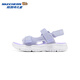 Skechers Skechers Girls' Versatile Open Sandals Children's Summer Velcro Casual Open-Toe Beach Shoes 319203L Lavender/LAV 36