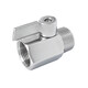 
Huge 304 stainless steel mini ball valve double inner wire inner and outer wire length short handle 12346 minutes 1 inch micro switch small valve inner and outer wire 1 minute (1/8) stainless steel short handle