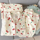 
Jingpufei striped penguin short-sleeved pajamas for women cute cartoon cotton three-piece set home clothes Yunduo Cotton-J9901# Paradise Puppy Three-piece Set M [Suggestion 75-100Jin [Jin equals 0.5 kg]]