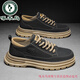 Woodpecker Martin Boots Men's 2025 New Spring and Summer Retro British Style Genuine Leather Casual Leather Shoes High Top Workwear Men's Shoes Black K821 Black 42