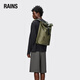 Rains【价】Rains潮流卷边新款男女双肩背包登山包电脑包/13320 星云白