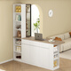 Xuepeng Multifunktional Freizeit Bar Tisch Küche Middle Island Tisch Wohnzimmer Partitionschrank Weinschrank Seitenschrank Esstisch integriert 6G374 Modell 11 (mit Licht): 1478*600*2400