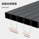 
Xingkai (XINGKAI) [Specialized in Government and Enterprise] Folding table, computer table, outdoor long table, table-type household desk, street stall table, BGZ673 Black walnut double layer [rounded corners to prevent bumps] 100*60
