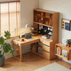 Lin's home hole board desk bookshelf integrated computer desk study desk ideal home series UD2V-A