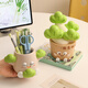 Qile birthday gift for women without anxiety Pen holder Teacher's Day souvenir desk decoration for school season workstation decoration (keep it easy)