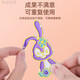 德骊嘉免烤胶画儿童手工diy玻璃女孩水晶滴胶涂色伦玩具堡免考沙画 升版-26挂件-10大胶笔