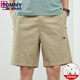 
TOMMY JEANS official flagship Tommy new summer men's casual shorts pure cotton sports pants loose beach five-point pants store 9224 khaki + 9215 dark blue 2-plate M (recommended 100-120 Jin [Jin equals 0.5 kg])