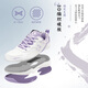 Glimpse of KUMPOO 2025 new badminton shoes D21 breathable, non-slip and wear-resistant KUMPOO professional sports shoes white/purple 38