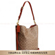 CoaCH Willow 28 classic soft artificial leather with cowhide leather bucket bag crossbody shoulder bag Large women's basic package (bag + dust bag)