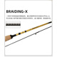 Daiwa Crossfire Crossfire Imported Luya Rod Cork, Long Throwing Fishing Rod, 682 m lb.csq (Waffengriff 2,03 Meter mittelgroße Softeinstellung)