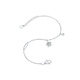Mengjinyuan PT950 Lucky Star Platinum Bracelet Platinum Bracelet Birthday Gift for Girlfriend