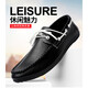 Red Dragonfly Beanie Schuhe Herren Frühling dünn geschäftsloser Lederschuhe 2025 Trendy New Herren Faky Soft Sohle Working Equipment Yl-D882 Brown 39