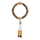 Potala Palace Beeswax Agarwood Bracelet for Men and Women Wooden Toy Tray Jade Transfer Bead Wooden Treasure Bracelet Birthday Gift