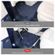 Sailafeini [New GL8] eignet sich für 25 Buick GL8Phev Lu Shang Foot Pads New Energy GL8 Lu Zun Middle Row Teppich 2 vornereihe Haupt- und Co-Pilot-Doppelschicht [Blue Bottom + Blue Decke Buick GL8 New Energy/25-25 Modelle (3899 exklusiv