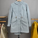 北面（The North Face）冲锋衣女24秋冬户外运动防水中长款单层外套5AYC正品速发 N3N米白色 XL/170