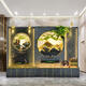 Living room new Chinese style courtyard water feature water curtain wall rockery flowing water fountain decoration landscape landscaping flowing water wall ornaments length 331