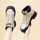Wandsens-vielseitige Martin-Stiefel für Frauen für Frauen 2025 Frühlings- und Sommer Neue britische Stiefel kurze Stiefel komfortable und modische Dick-Soled-Reiseschuhe JST 1591 Mika Single Li / Heel Height 4 cm 36