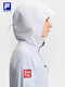 Fila Damens gewebte Jacke 2025 Sommer neues Fahrrad mit Kapuze-Sonnenschutz Top Jade White-W S 160/80A/S