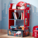 OUOETYTEAMSON FENDUOQI BABINA DE BEBENTES BARATA DE LABORACIÓN Niños Muebles Gabinete de almacenamiento Kindergarten Pink Jungle Adventure Silla de almacenamiento de 3 pisos TD-12799A