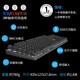 Logitech genuino logitech k845 teclado mecánico con cable, eje de té verde y rojo juego de deportes electrónicos de escritura PBT PBT Desempaquetado Logitech K835 Teclado mecánico, juego de eje rosa, rojo y rojo Sports Eports preferidos