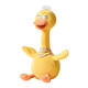 Yanxi baby toy baby learns to speak and repeat duck 0 to 1 years old consumes energy early education to coax the baby plush doll 61 rechargeable internet celebrity little yellow duck 20 songs learn to speak + record + light up and dance