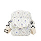 Spring and summer casual sports mini bag for women 2025 new canvas cartoon small square bag one-shoulder crossbody mobile phone bag little rabbit