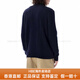 Polo Ralph LaurenRalph lauren纯色小马刺绣立领半拉链长袖毛衣 男款送女友男友 海军蓝色 XS