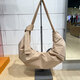 
Adidas Clover Shoulder Bag Men's Bag Women's Bag 2025 Summer New Cloud Croissant Croissant Crossbody Bag Casual Bag Sports Bag KA9272 Warm Sand Color Large 33*48cm MISC