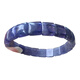 YIBIY Natural Ice Ocean Heart Tanzanite Single Circle Bracelet Tanzania Sapphire Bracelet Jewelry Gift (S33) About 5.4mm
