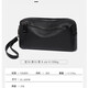 First layer cowhide women's bag 2025 new style genuine leather casual portable clutch bag large capacity simple grocery shopping bag handbag black cowhide 2501